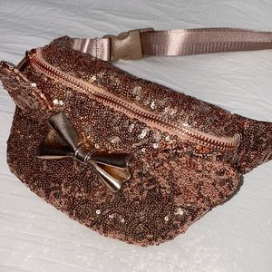 disney rose gold fanny pack